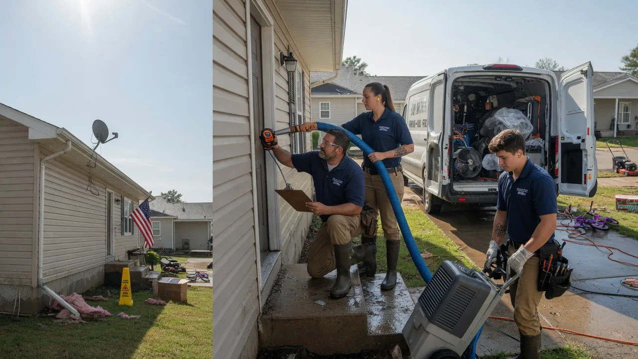 Ceiling Water Damage Restoration in Sheffield, AL near me
